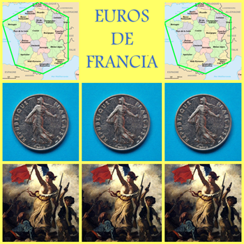 Diseños monedas euro Francia
