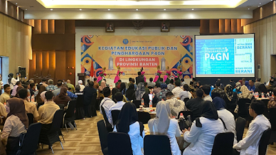 Polda Banten Hadiri Kegiatan Edukasi Publik dan Penghargaan (P4GN) di Lingkungan Provinsi Banten