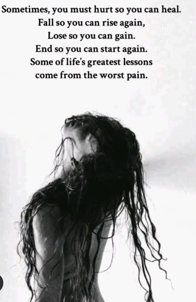 What are some lessons that life teaches you?
