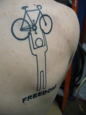 Bicycle Tattoos – Bikes Move Us We built a bike for John Mellencamp at