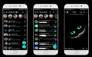 Black Monster Theme For YOWhatsApp & Fouad WhatsApp By Leidiane