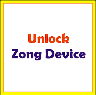 How to unlock zong device