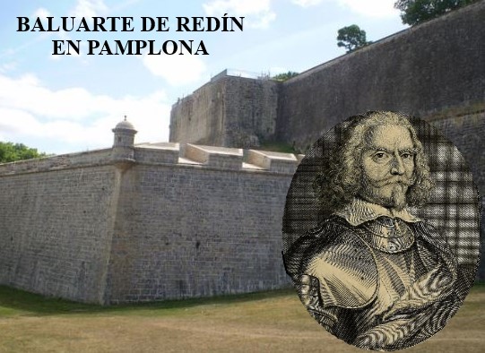 Baluarte Redín muralla Pamplona retrato Martín Cruzat