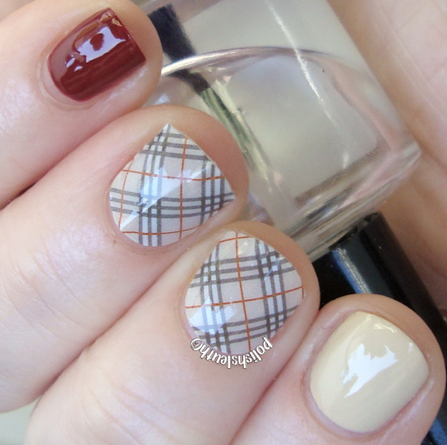 Jamberry 'Burberry' inspired  Nail Strips