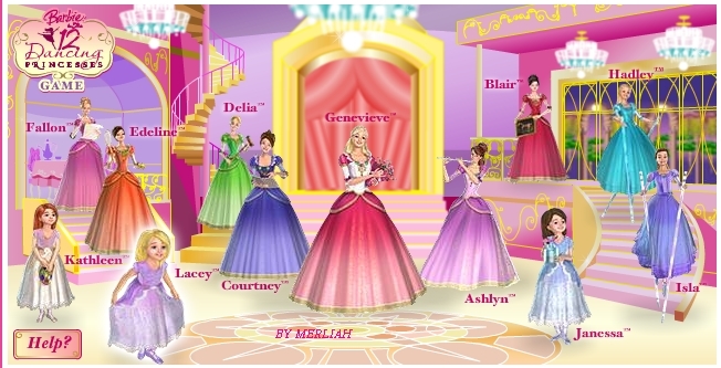 Cartoons Videos: Barbie 12 dancing princesses movie in ...
