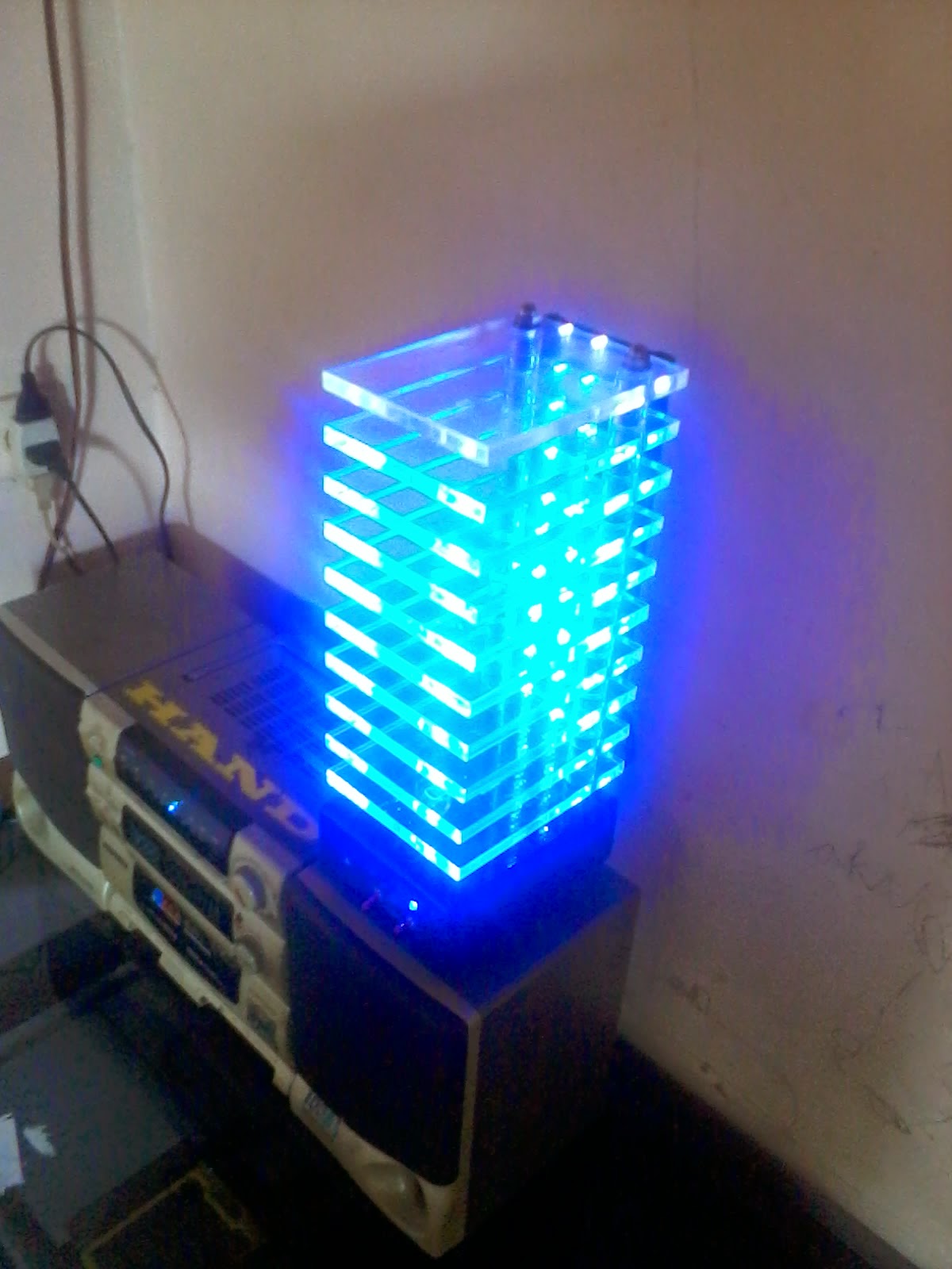 lampu  led  akrilik  led  vu tower membuat lampu  led  vu 