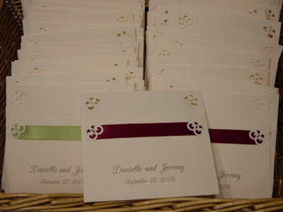 The wedding memory scrolls are also complete The the favors and scrolls 