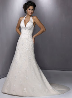 Halter Bridal Gown