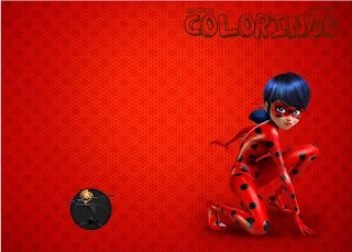 Miraculous Ladybug Free Printable Cloring Book.