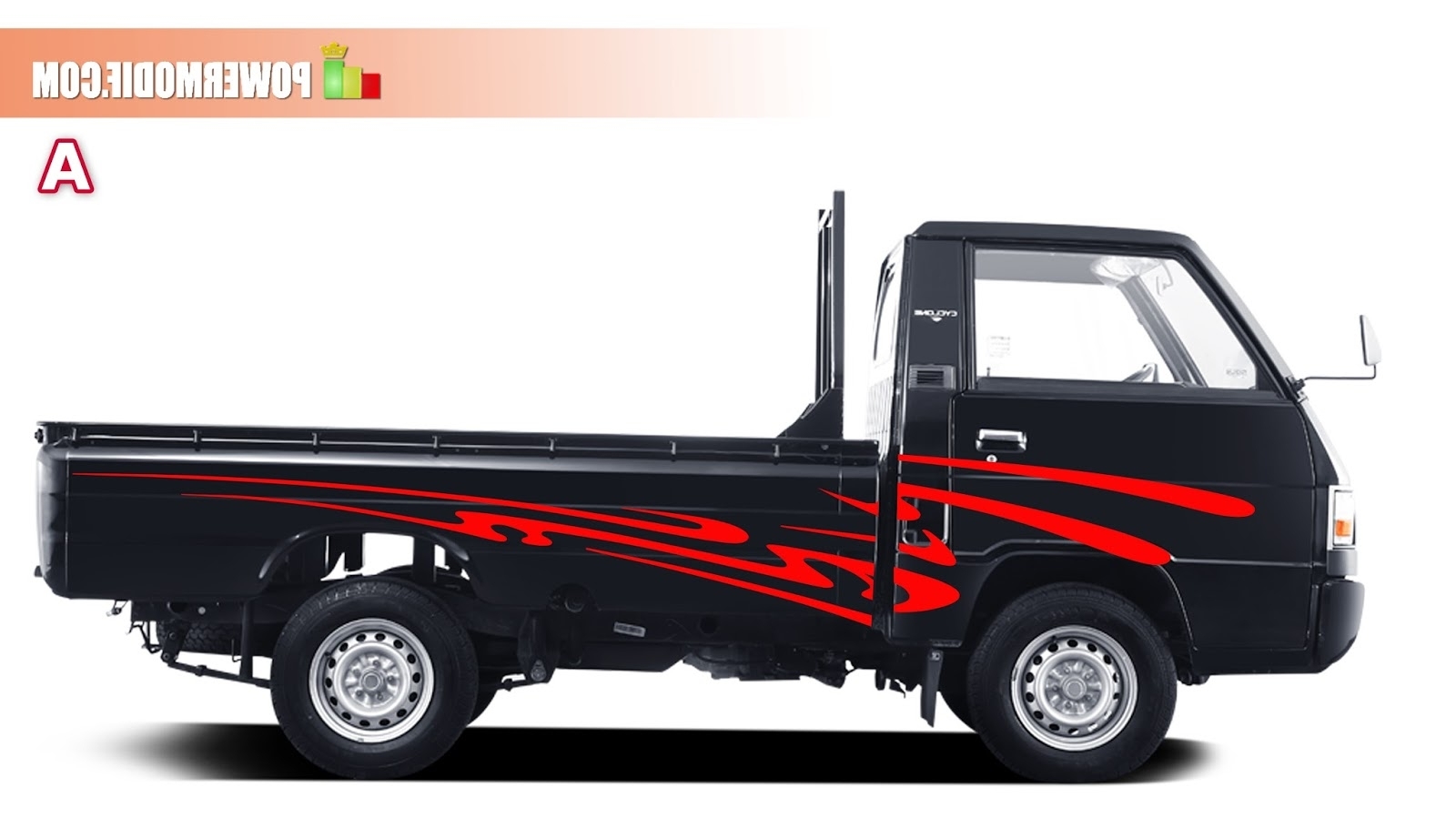 Gambar Cutting Sticker Mobil Pick Up L300 Duniaotto