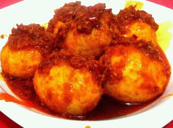 Masakan Madiun Telur Balado Sederhana Khas 