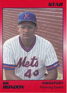 Gil Rondon 1990 Kingsport Mets card