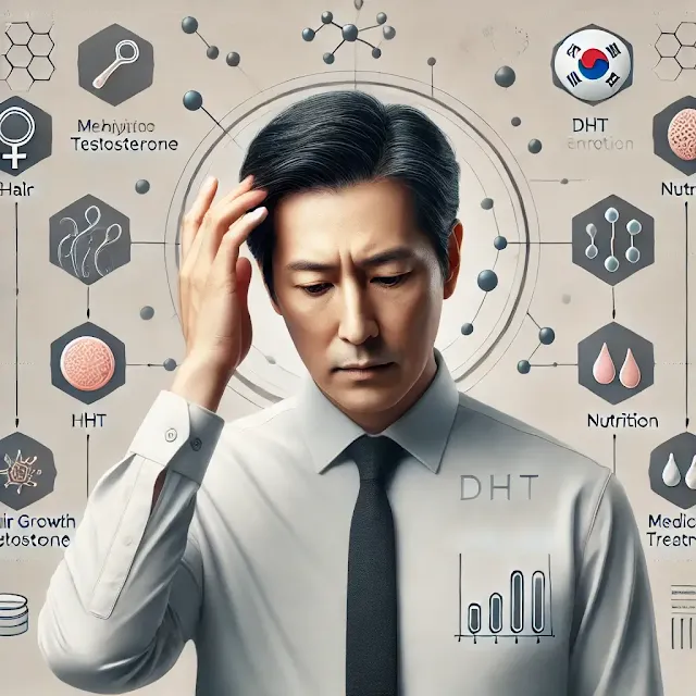 남성-갱년기-탈모-테스토스테론-두피-관리-이미지