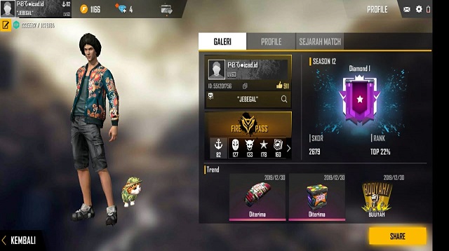 Hack Akun Free Fire Salin ID APK