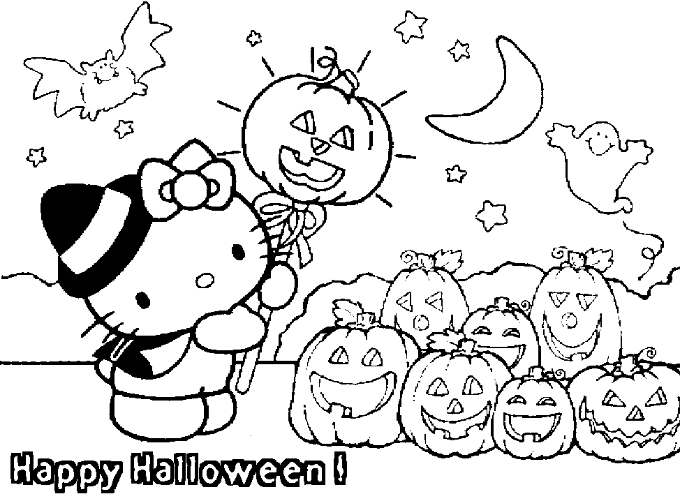 free printable halloween coloring pages - Halloween Coloring Pages, Sheets and Pictures Free 