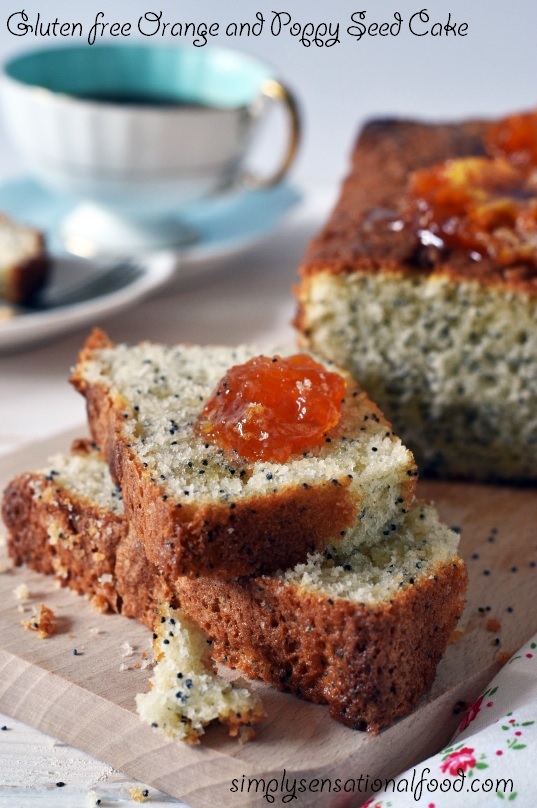 Gluten Free Orange And Poppy Seed Cake Simply Food
