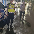 Anggota Polsek Bubutan Surabaya, Patroli Kejahatan Jalanan di Wilkumnya
