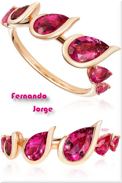 ♦Fernando Jorge pink Flicker 18k rose gold rubellite ring #fernandojorge #jewelry #pink #pantone #brilliantluxury