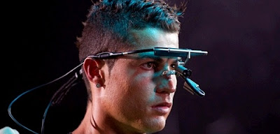 Cristiano Ronaldo with future glasses