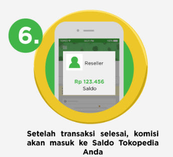 komisi menjadi agen tokopedia