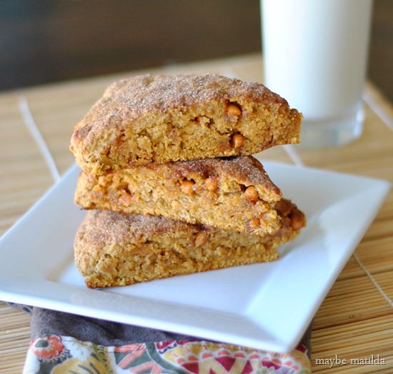Pumpkin Butterscotch Scones