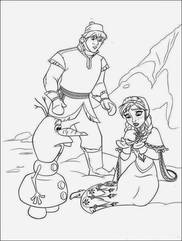 Disney Frozen Coloring Pages