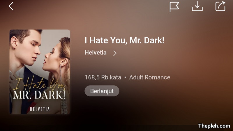 Novel I Hate You, Mr. Dark Full Bab