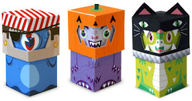 free Halloween paper toys printables