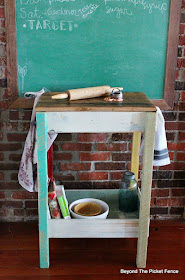 old drawers, kitchen island, work station, reclaimed, vintage, kitchen, http://bec4-beyondthepicketfence.blogspot.com/2016/02/old-drawer-work-station.html