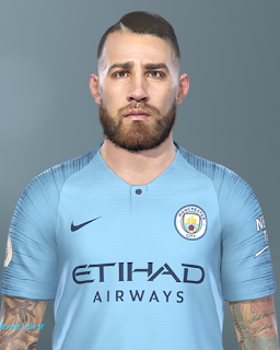 PES 2019 Faces Nicolás Otamendi by Hugimen