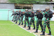 Prajurit TD Yonmarhanlan 1 Laksanakan Latihan Dasar Pertempuran Jarak Dekat
