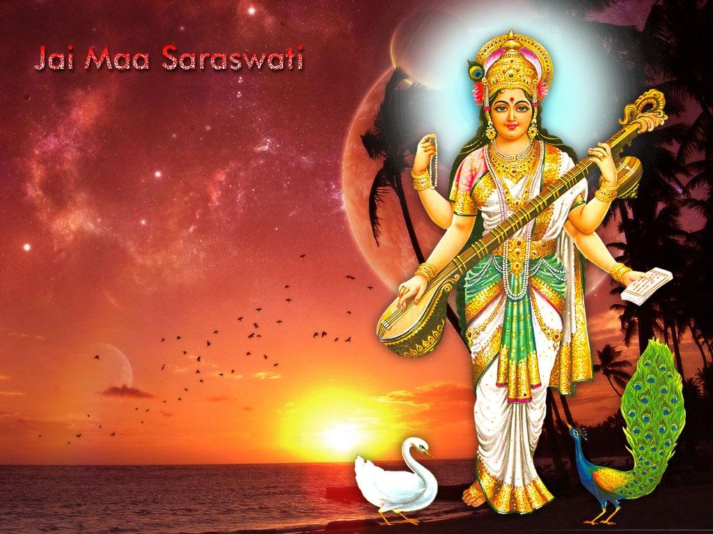 Maa Saraswati HD Wallpapers - Hindu God HD Wallpapers