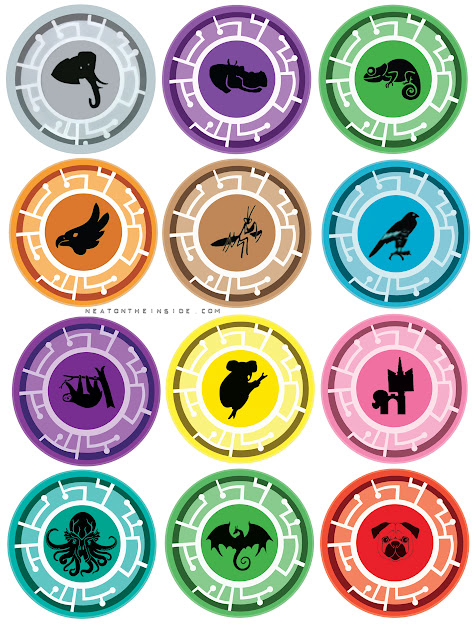 Wild Kratts Birthday Party Part  Invitations  Creature Power Discs