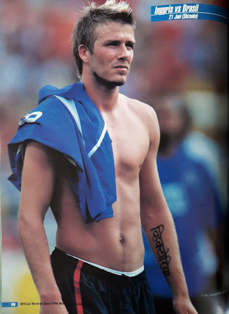 DAVID BECKHAM (INGGRIS VS BRASIL)