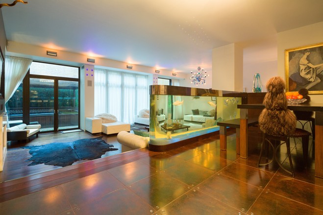 Design Rumah Idaman 10 Model Partisi Ruang Aquarium  Terbaik