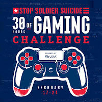 Stop Soldier Suicide: 30 Hours of Gaming Challenge