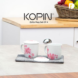 Kopin Zetta Mug Set (Set of 4)