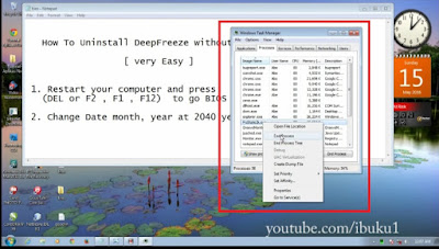 End process try deep freeze