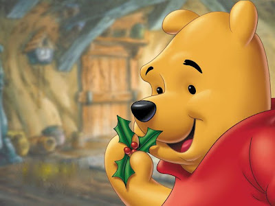 free winnie the pooh christmas clipart