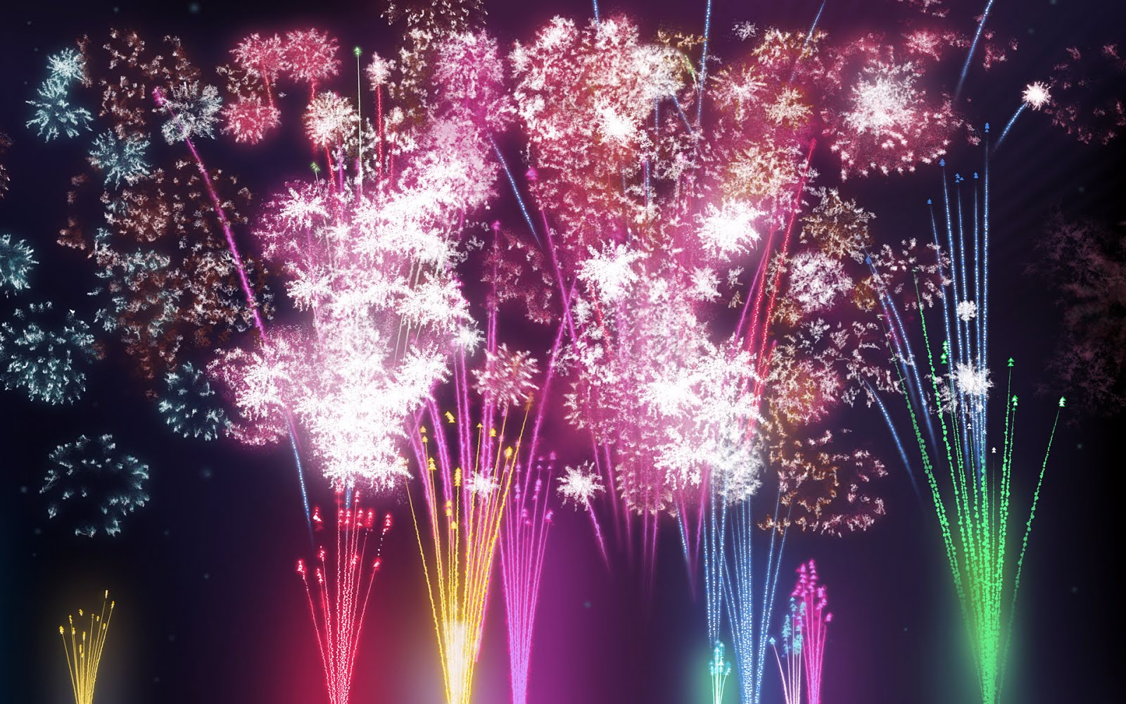 Happy New Year Fireworks
