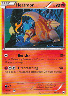 Heatmor Dark Explorers Pokemon Card