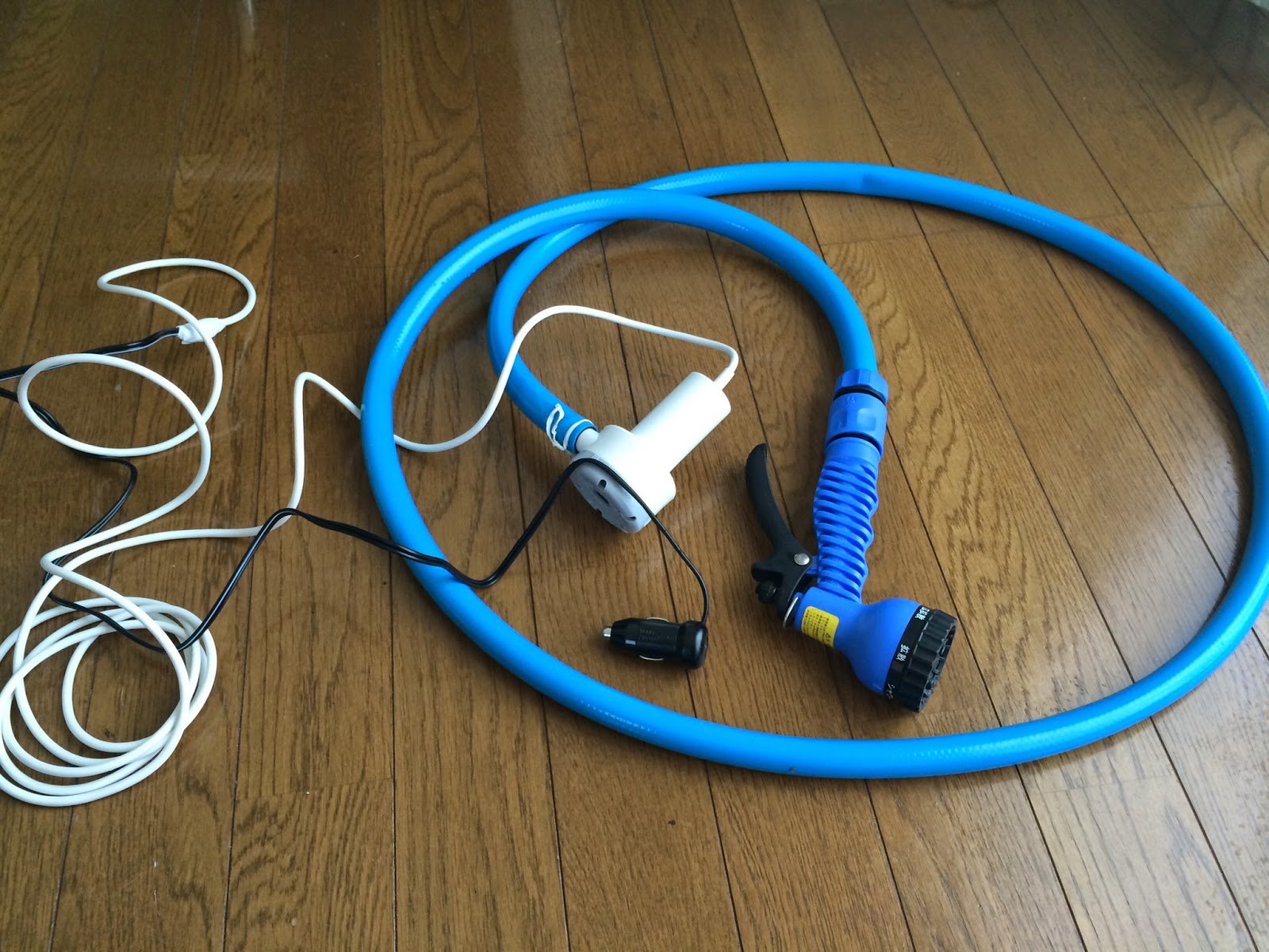 自作電動ポータブルシャワーを作った Highonlife