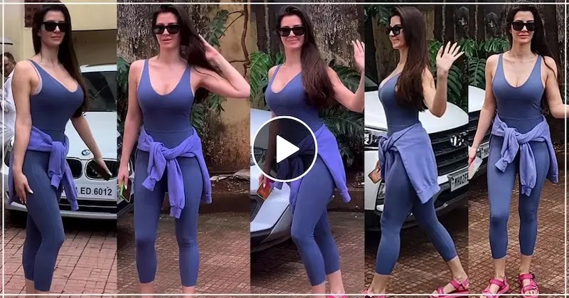 georgia andriani in gym outfit hot look