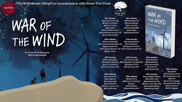 War of the Wind by Victoria Williamson tour banner