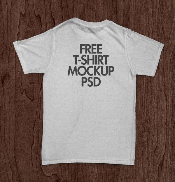 Free T-shirt Mockup PSD Front & Back