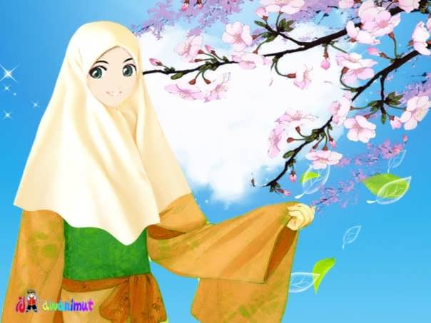 Download Foto  Kartun  Muslimah Menangis  Jpg Download Gambar  