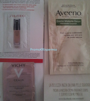 Logo In consegna campioni omaggio Vichy, Shiseido e Aveeno