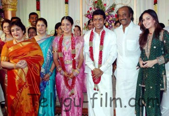 Surya Jyothika Marriage Photos Wedding Pictures Telugu Film Actress 