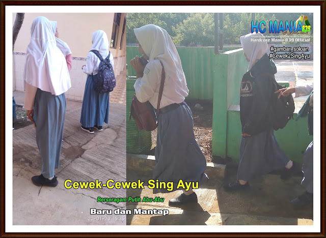 Gambar Siswa-Siswi SMA Negeri 1 Ngrambe Cover Putih Abu-Abu - Buku Album Gambar Soloan Edisi 8