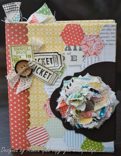 Stampin'Up! tea for two mini album